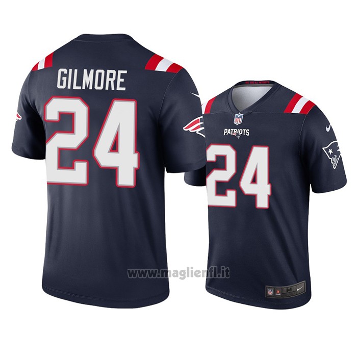 Maglia NFL Legend New England Patriots Stephon Gilmore 2020 Blu